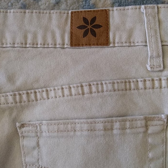 So Stretch Flare Khaki Jeans Size Junior 7 Short - Picture 9 of 13